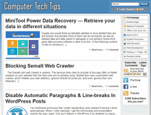 Tablet Screenshot of computertechtips.net